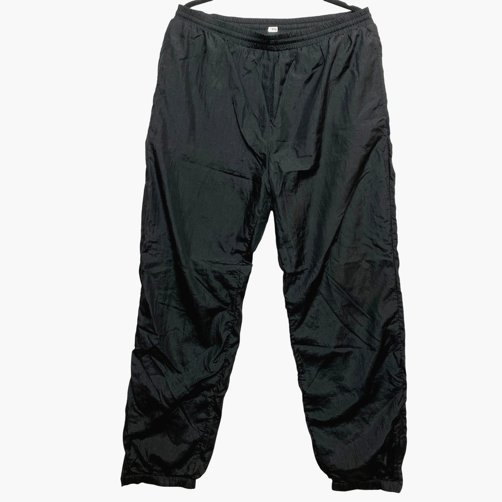 Givenchy Track Pants Mens Large Black Elastic Waist Zip Ankle Activewear